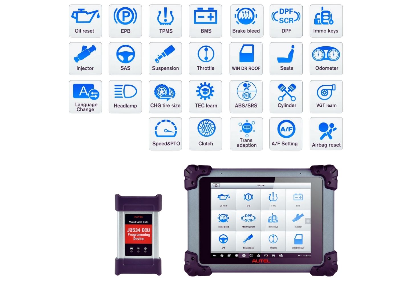 جهاز فحص السيارات Autel MaxiSys MS908SP II