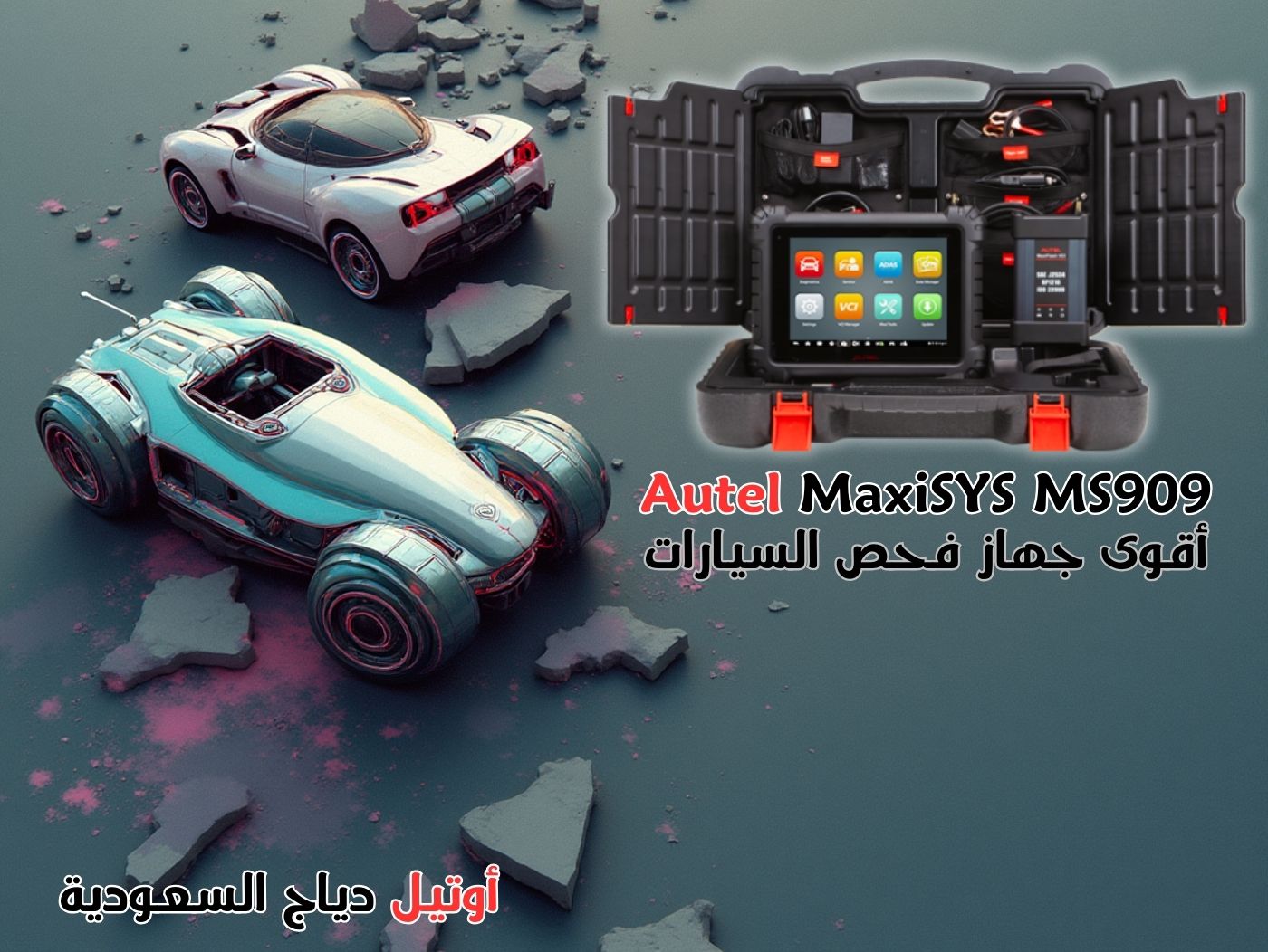 جهاز كشف أعطال السيارات Autel MaxiSYS MS909