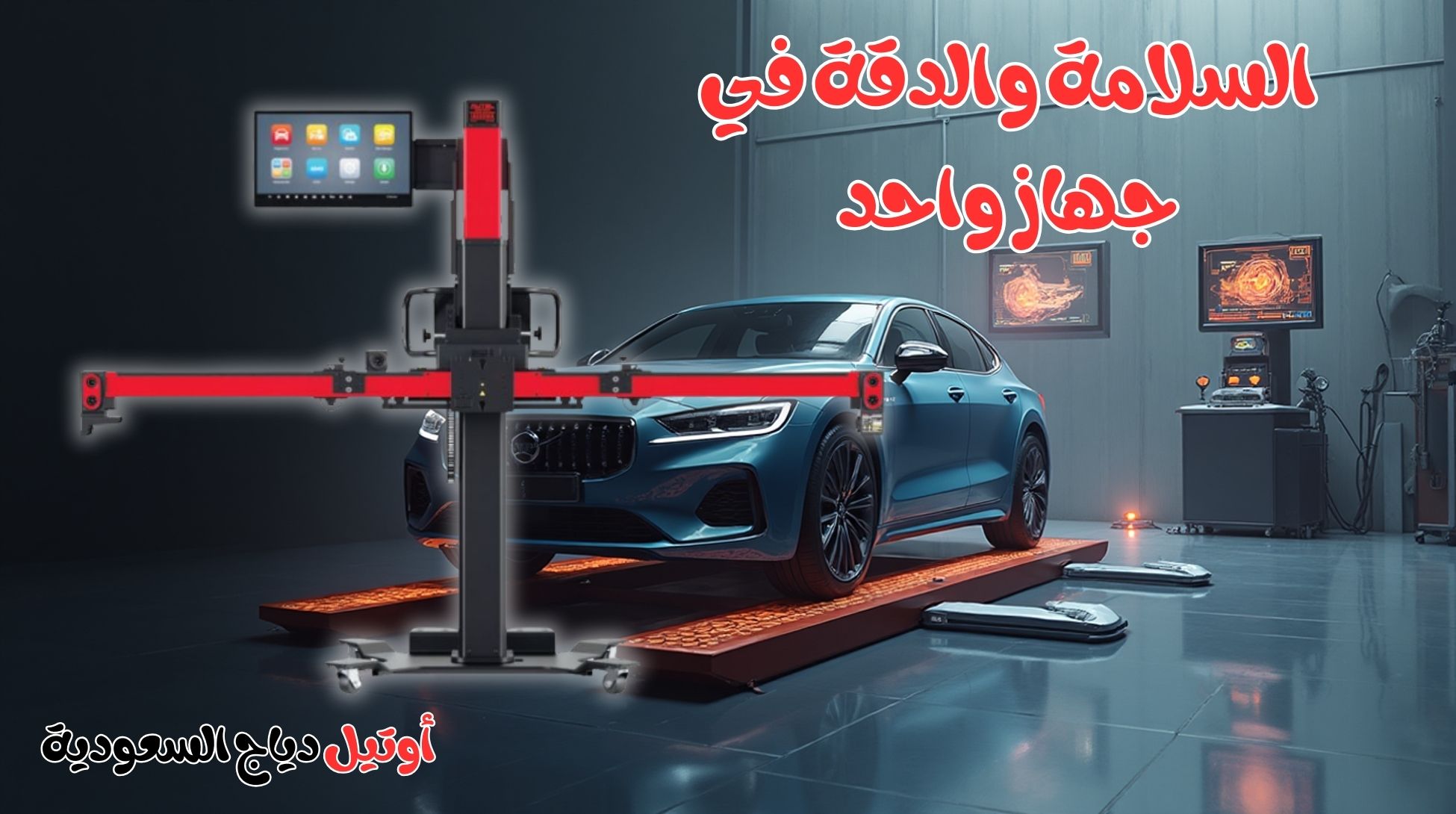 جهاز محاذاة عجلات السيارات Autel 3D ومعايرة أنظمة ADAS جهاز محاذاة عجلات السيارات Autel 3D ومعايرة أنظمة ADAS