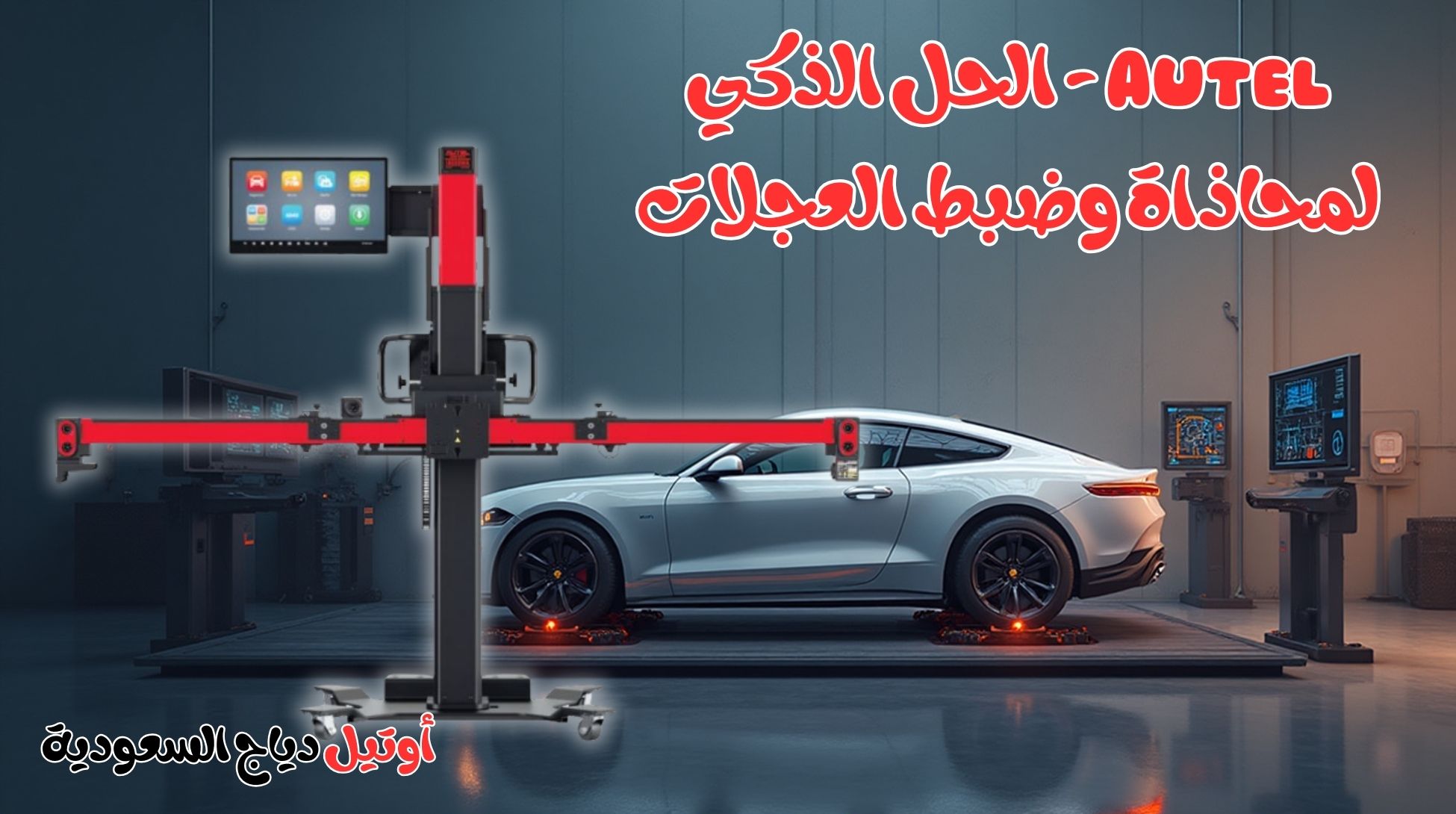 جهاز محاذاة عجلات السيارات Autel 3D ومعايرة أنظمة ADAS جهاز محاذاة عجلات السيارات Autel 3D ومعايرة أنظمة ADAS